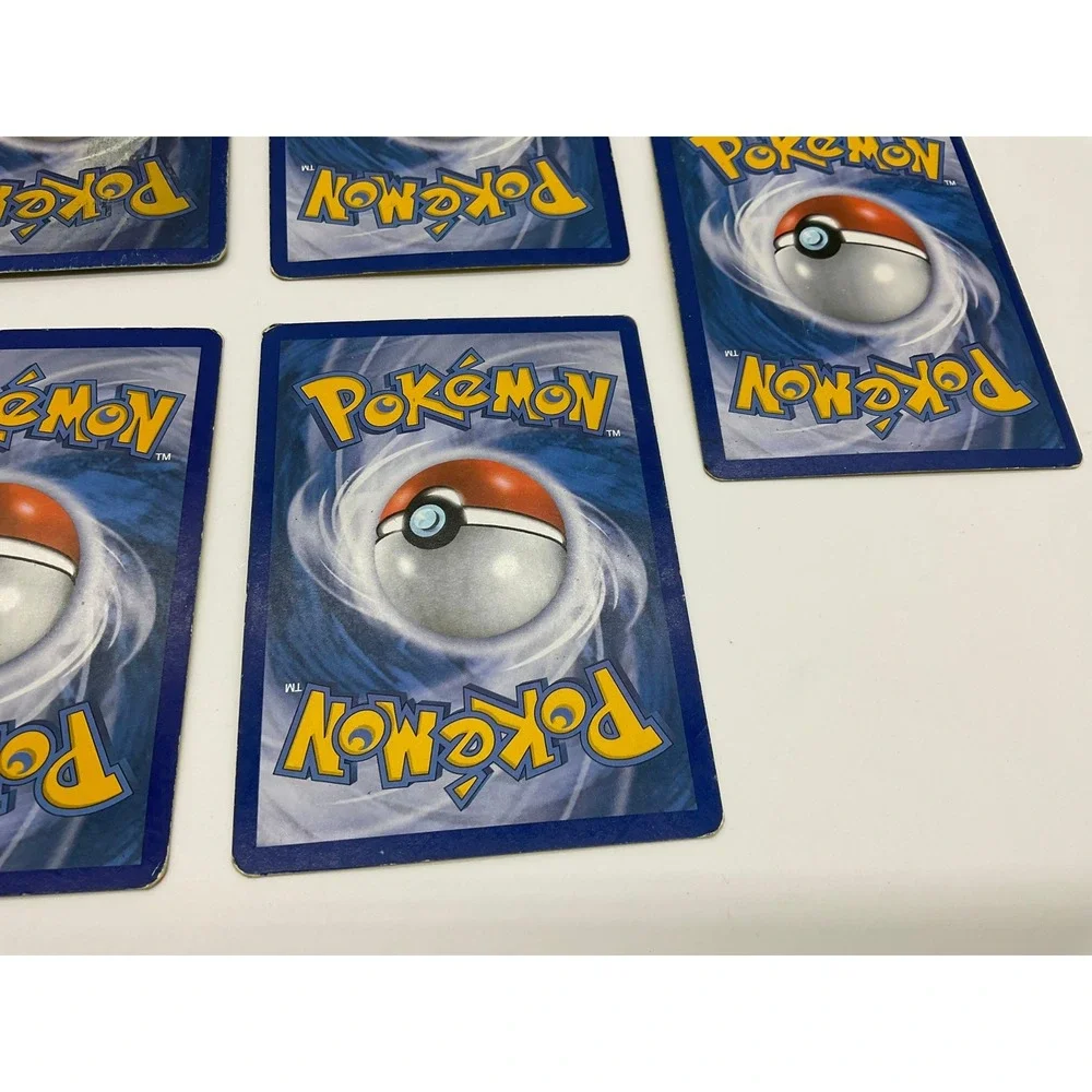 Pokemon Water Type Card Lot 7pc Squirtle Lombre Reverse Holo Blue TCG Bundle